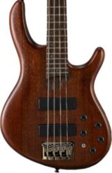 Solid body electric bass Cort B4 Plus MH OPM - Open pore mahogany
