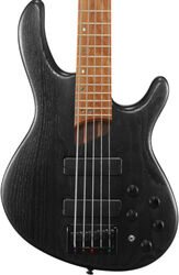 Solid body electric bass Cort B5 Plus AS RM - Open pore trans black