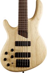 Solid body electric bass Cort B5 Plus AS Left-Handed OPN - Open pore natural