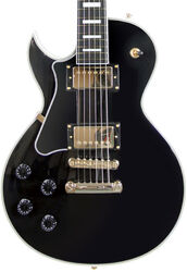 Single cut electric guitar Cort CR270 Left-Hand - black