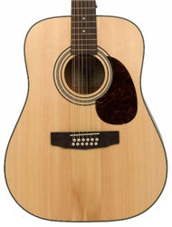 Folk guitar Cort Earth70-12 - Natural open pore