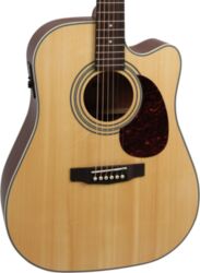 Folk guitar Cort Earth 70CE - Natural open pore