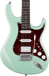 Str shape electric guitar Cort G110 CGN TORTOISE PICKGUARD - Caribbean green