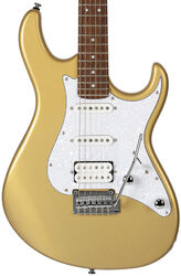 Str shape electric guitar Cort G250 - Champagne gold metallic