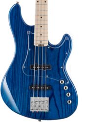 Solid body electric bass Cort GB74JJ AB - Aqua blue