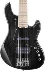Solid body electric bass Cort GB75JH TBK - Trans black