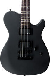 Tel shape electric guitar Cort M-Jet Manson Stage - Matt black