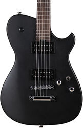 Retro rock electric guitar Cort Matthew Bellamy MBM-1 - Black satin