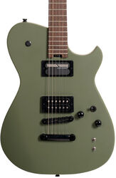 Tel shape electric guitar Cort Meta Matthew Bellamy MBM-2H Sustainiac - satin olive green
