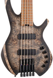 Solid body electric bass Cort Space 5 Artisan - Star dust black