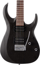 Str shape electric guitar Cort X100 - Open pore black