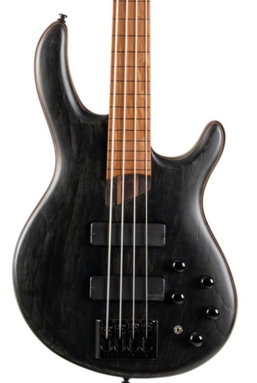 Solid body electric bass Cort B4 Element Fretless - Black