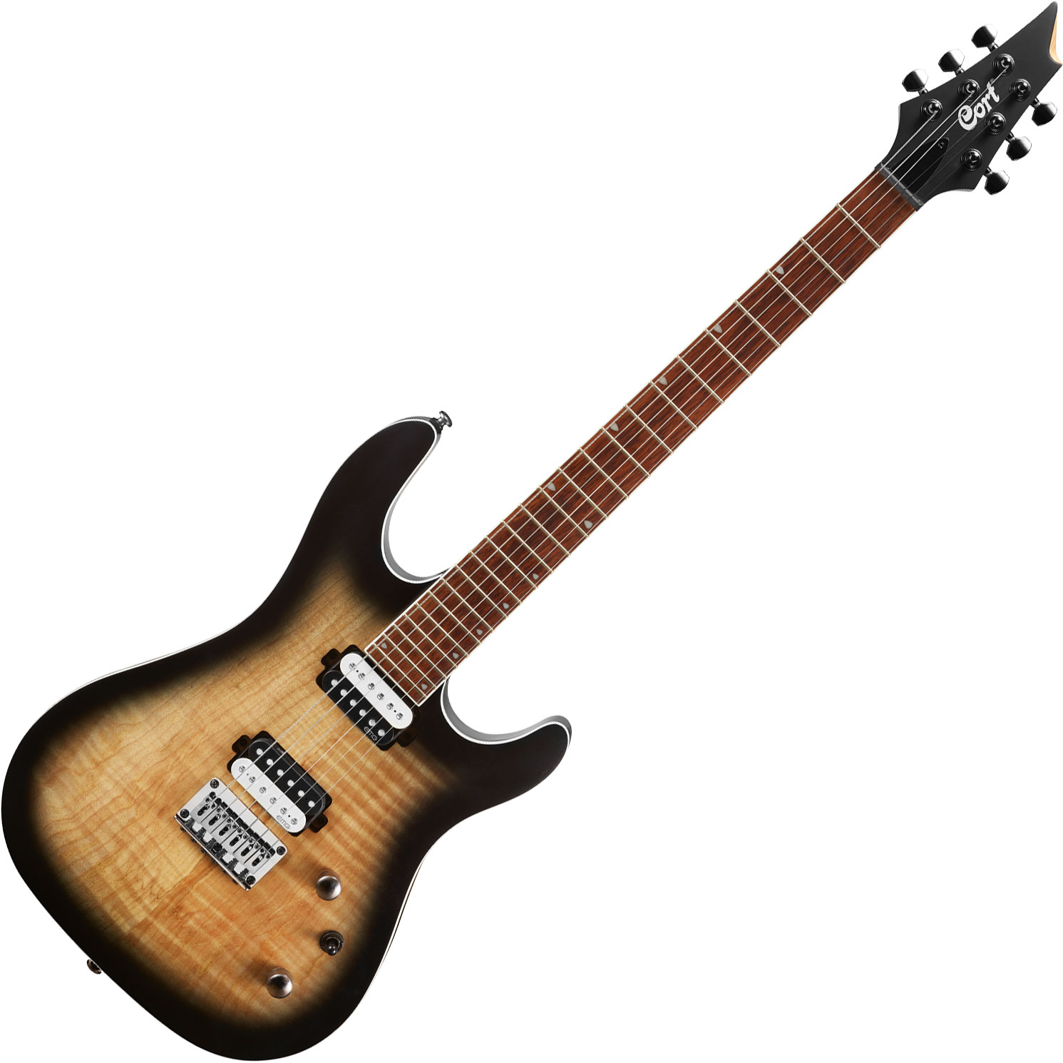 Cort KX300 - open pore raw burst Solid body electric guitar sunburst