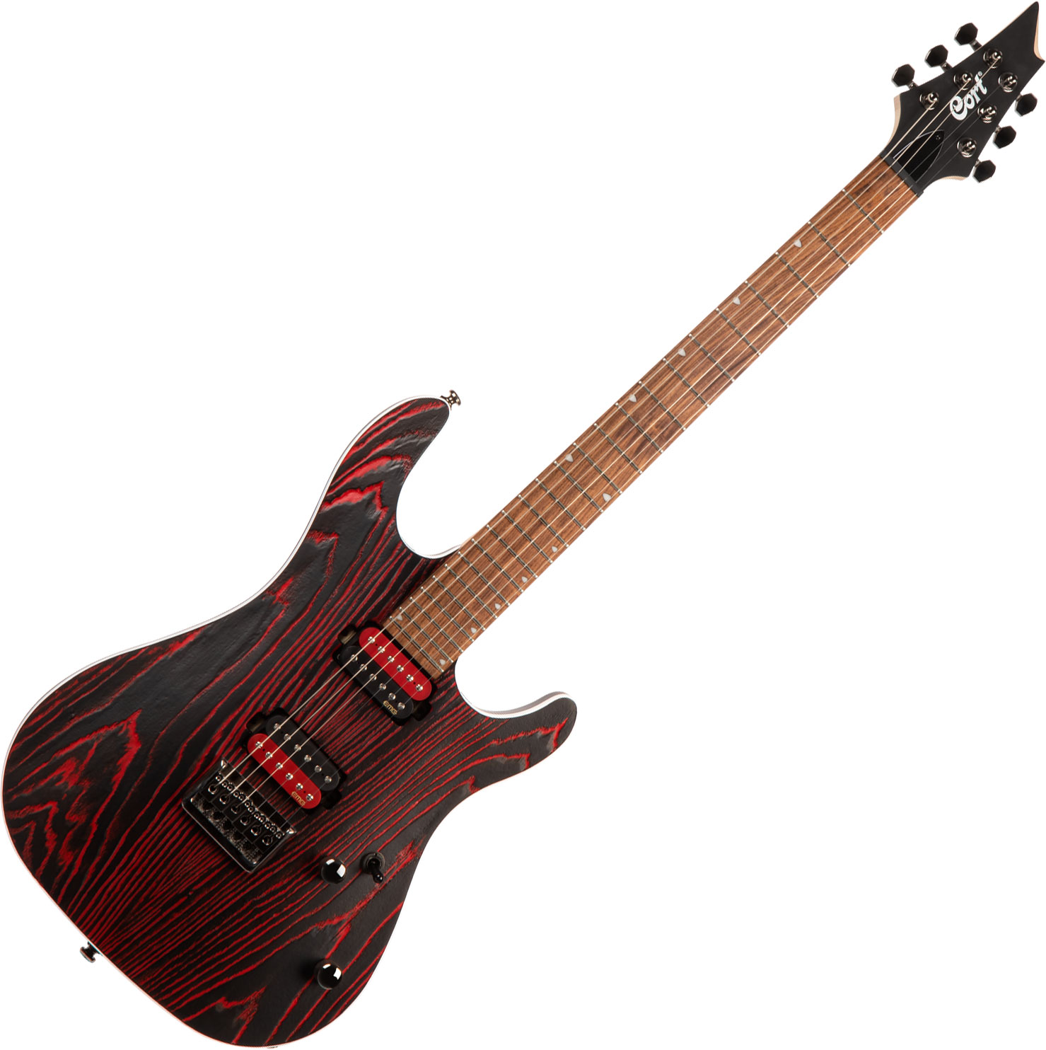 Cort KX300 - etched black red Solid 