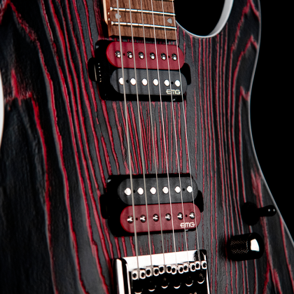 Cort Kx300 Ebr Hh Emg Ht Jat - Etched Black Red - Str shape electric guitar - Variation 1