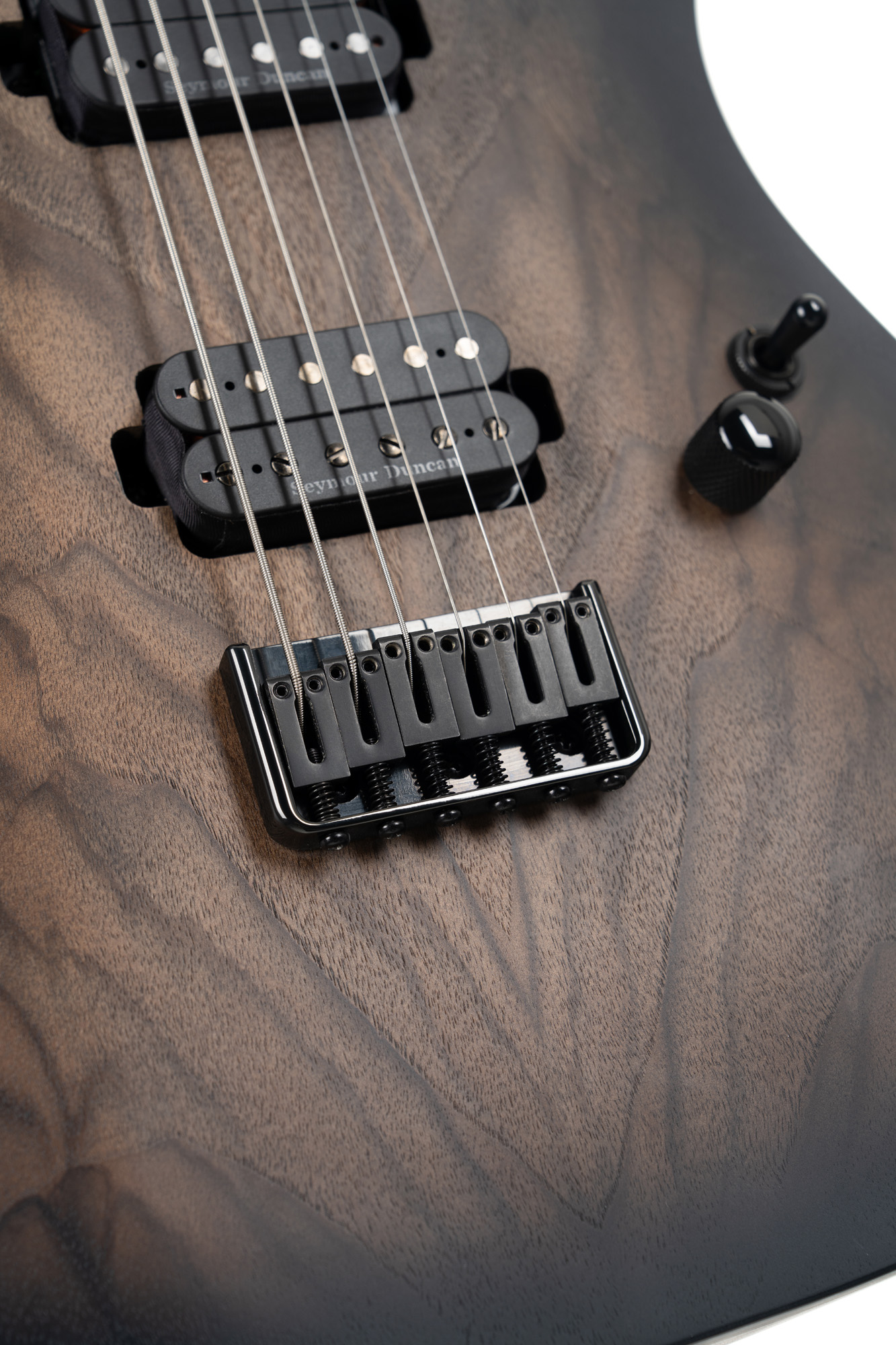 Cort Kx500 Baritone 2h Seymour Duncan Ht Eb - Black Burst - Metal electric guitar - Variation 4