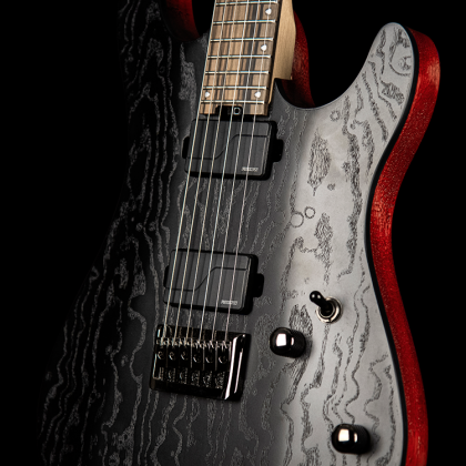 Cort Kx500 Hh Fishman Fluence Ht Eb - Etched Black - Str shape electric guitar - Variation 1