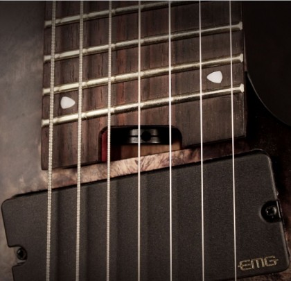 Cort Kx500ff 7c Hh Emg Ht Eb - Star Dust Black - Multi-Scale Guitar - Variation 3
