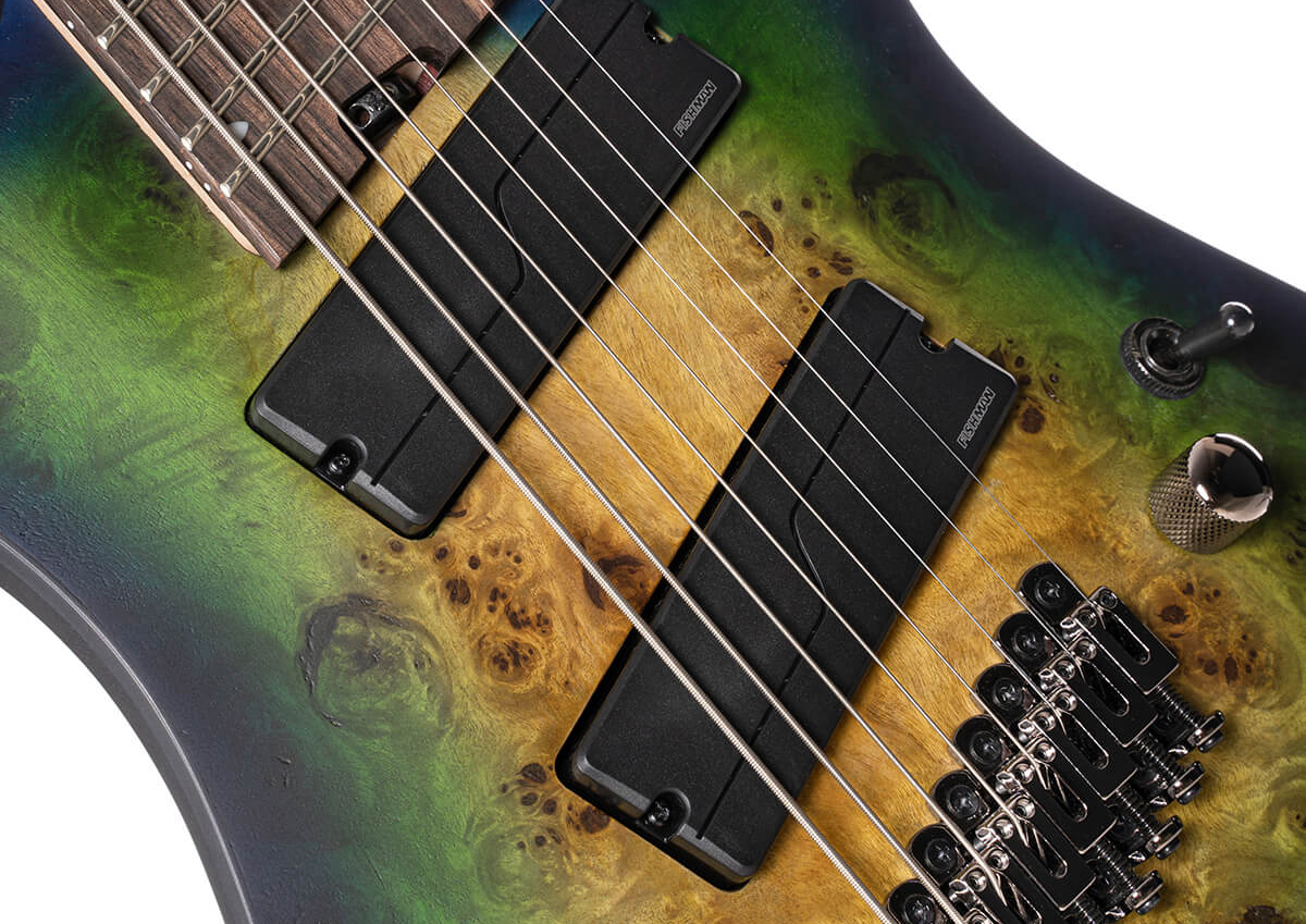 Cort Kx508 Multiscale Ii 8c 2h Fishman Fluence Ht Eb - Mariana Blue Burst - Multi-Scale Guitar - Variation 3