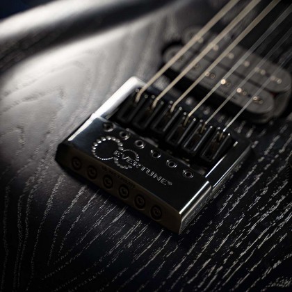 Cort Kx700 Evertune 2h Seymour Duncan Ht Eb - Open Pore Black - Metal electric guitar - Variation 2