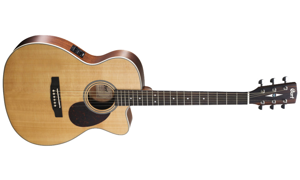 Cort L100-oc Ns Om Orchestra Model Cw Epicea Acajou - Natural Satin - Electro acoustic guitar - Variation 1