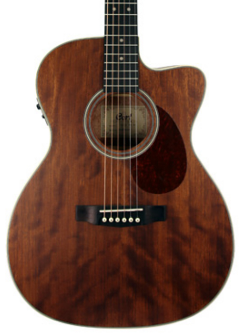 Cort Luce L100-ocmh Ns Om Orchestra Model Cw Tout Acajou Ova - Natural Satin - Electro acoustic guitar - Variation 1