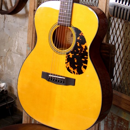 Cort Luce L300vf Orchestra Model Om Epicea Acajou Ova - Natural Glossy - Electro acoustic guitar - Variation 1