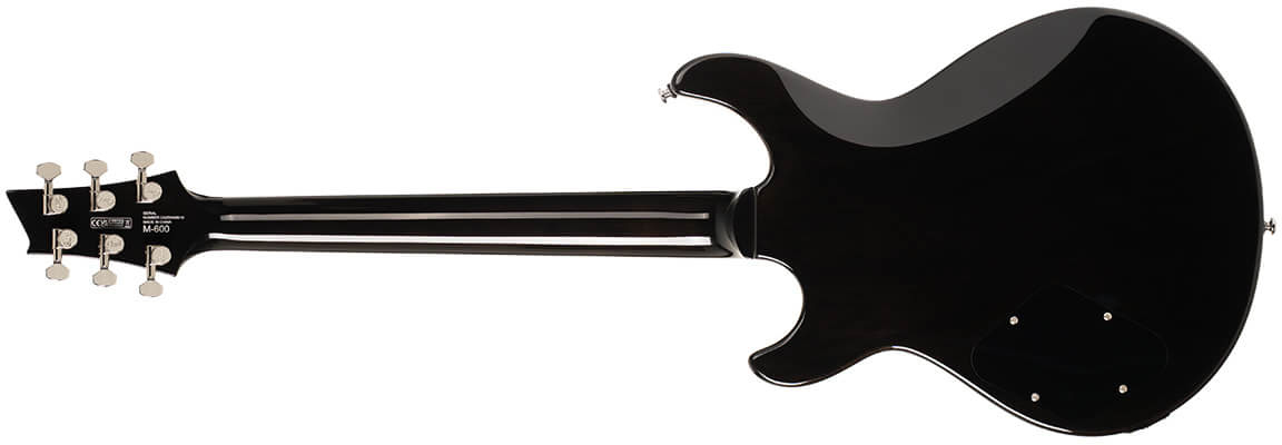 Cort M600 2h Ht Rw - Trans Black Burst - Double cut electric guitar - Variation 1