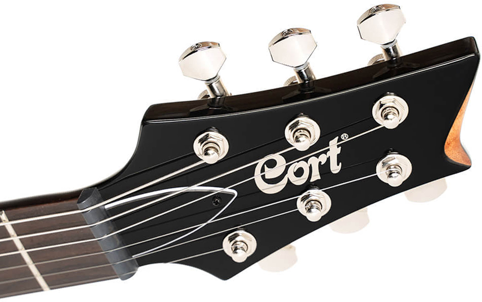 Cort M600 2h Ht Rw - Trans Black Burst - Double cut electric guitar - Variation 4