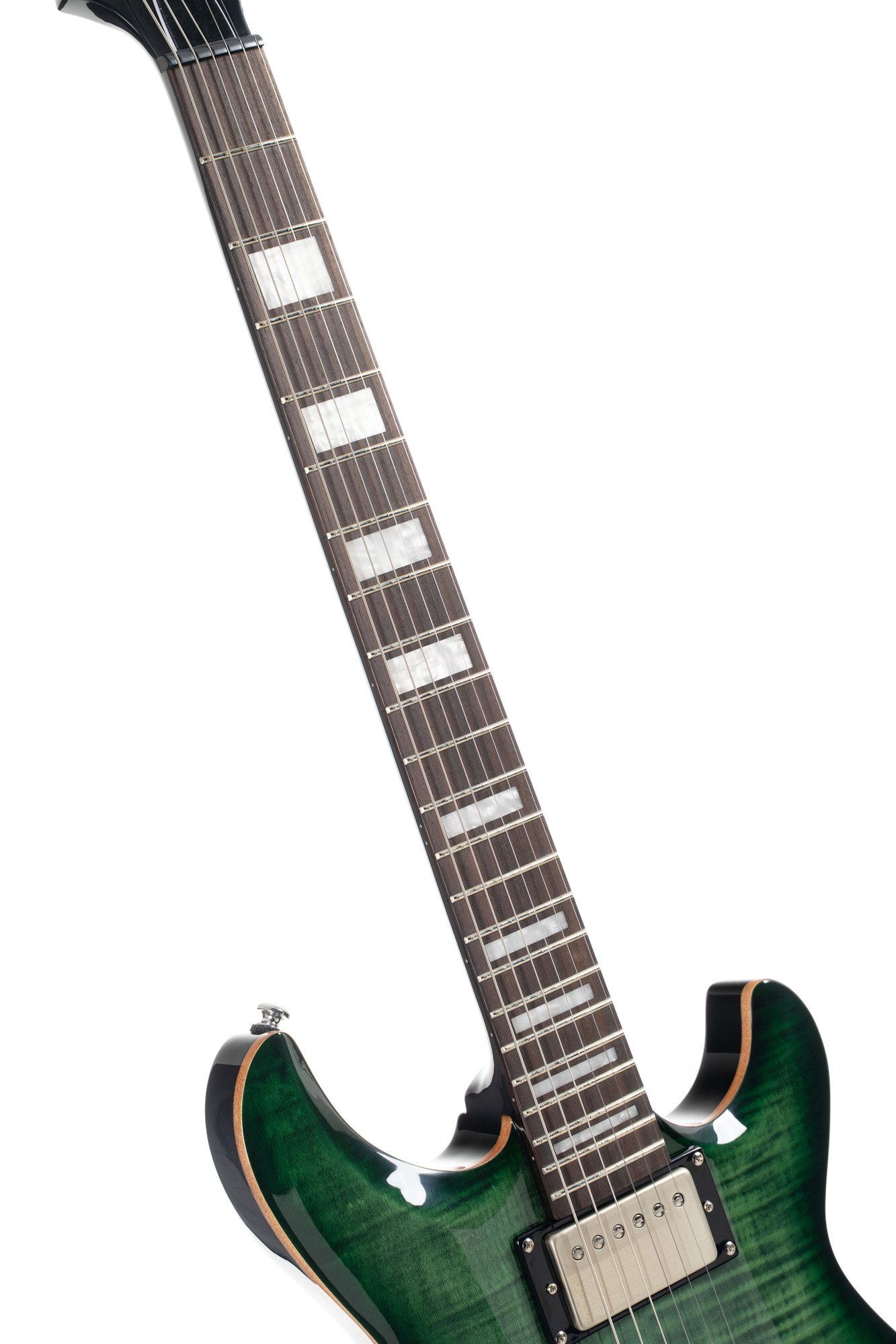 Cort M600tgb  Hh Ht Rw - Trans Green Burst - Double cut electric guitar - Variation 1