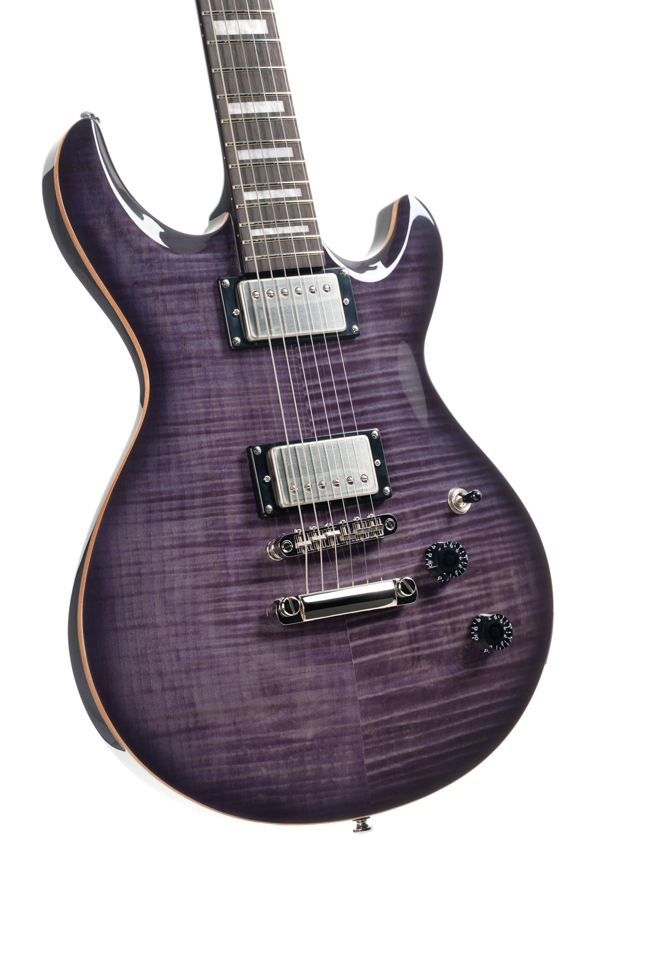 Cort M600tpb Hh Ht Rw - Trans Purple Burst - Double cut electric guitar - Variation 3
