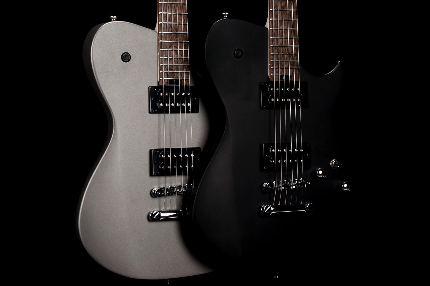 Cort Matthew Bellamy Mbm-1 Signature Hh Ht Lau - Black Satin - Retro rock electric guitar - Variation 1