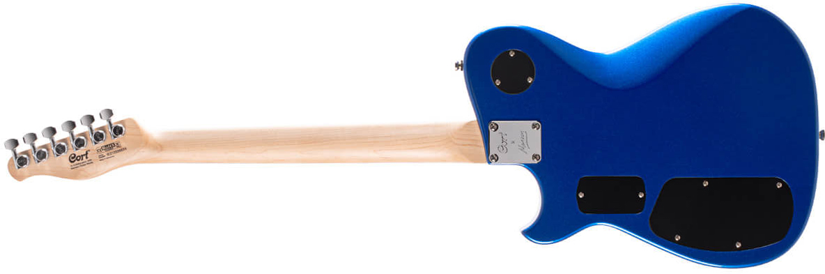 Cort Matthew Bellamy Mbm2 Sustainiac Meta Signature 2h Ht Lau - Meta Blue - Tel shape electric guitar - Variation 1