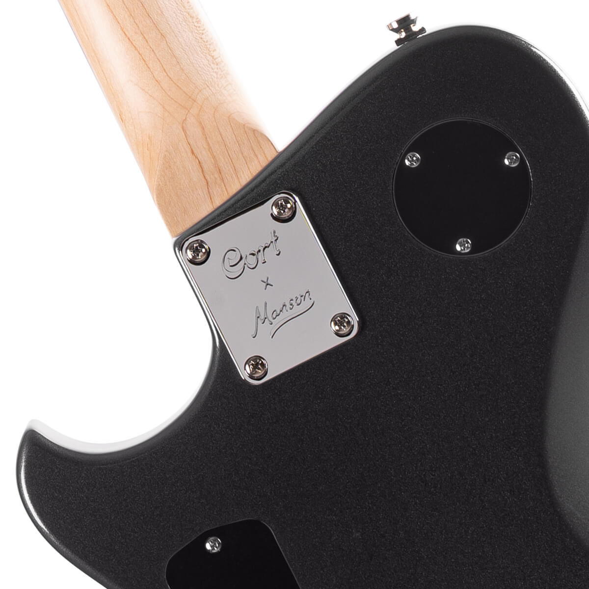 Cort Matthew Bellamy Mbm2 Sustainiac Meta Signature 2h Ht Lau - Satin Black - Tel shape electric guitar - Variation 2
