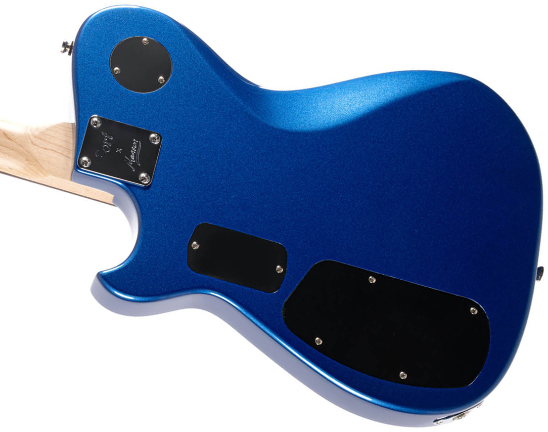 Cort Matthew Bellamy Mbm2 Sustainiac Meta Signature 2h Ht Lau - Meta Blue - Tel shape electric guitar - Variation 4