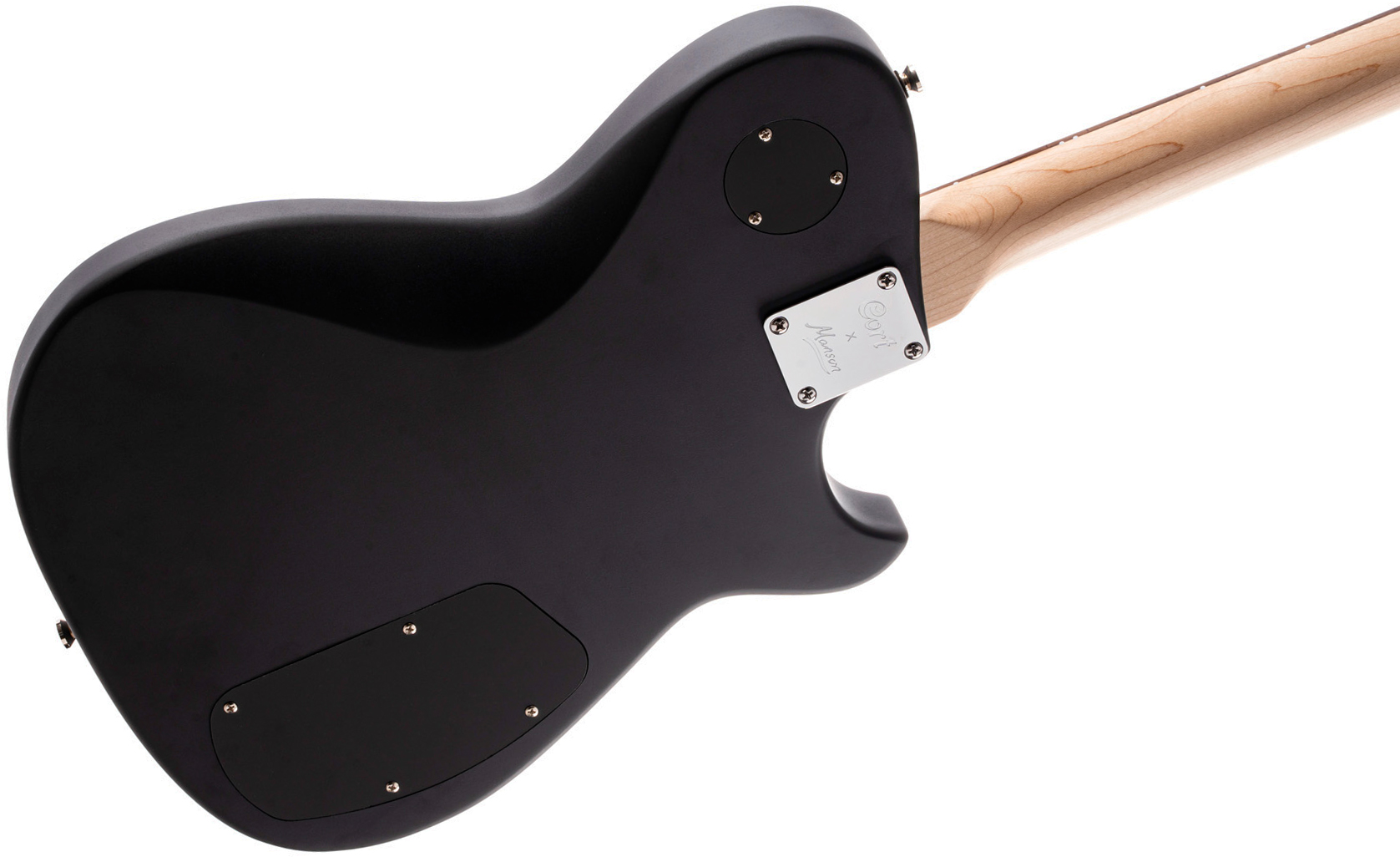 Cort Matthew Bellamy Mbm2h Gaucher Signature 2h Ht Lau - Satin Black - Tel shape electric guitar - Variation 3