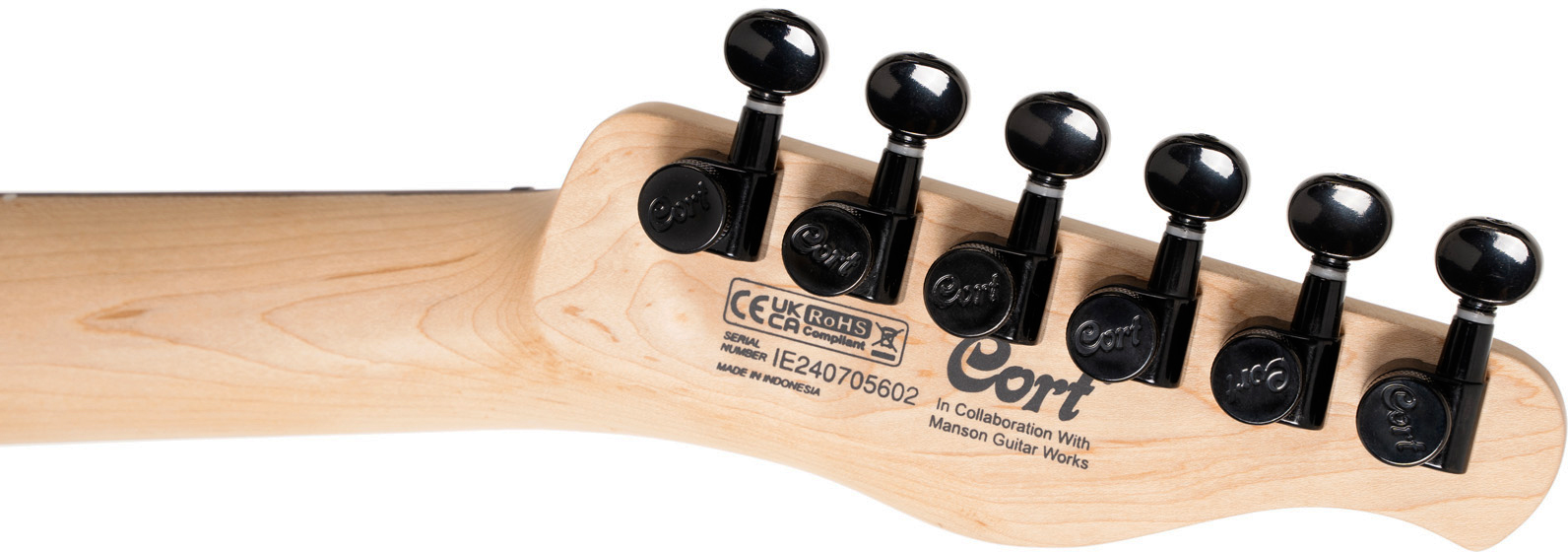 Cort Matthew Bellamy Mbm2h Gaucher Signature 2h Ht Lau - Satin Olive Green - Tel shape electric guitar - Variation 5