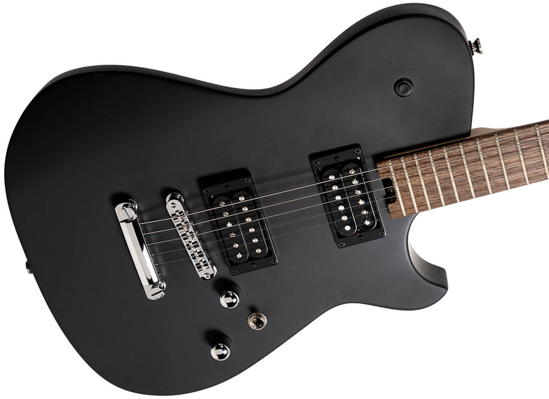 Cort Matthew Bellamy Mbm2h Meta Signature 2h Ht Lau - Satin Black - Tel shape electric guitar - Variation 2