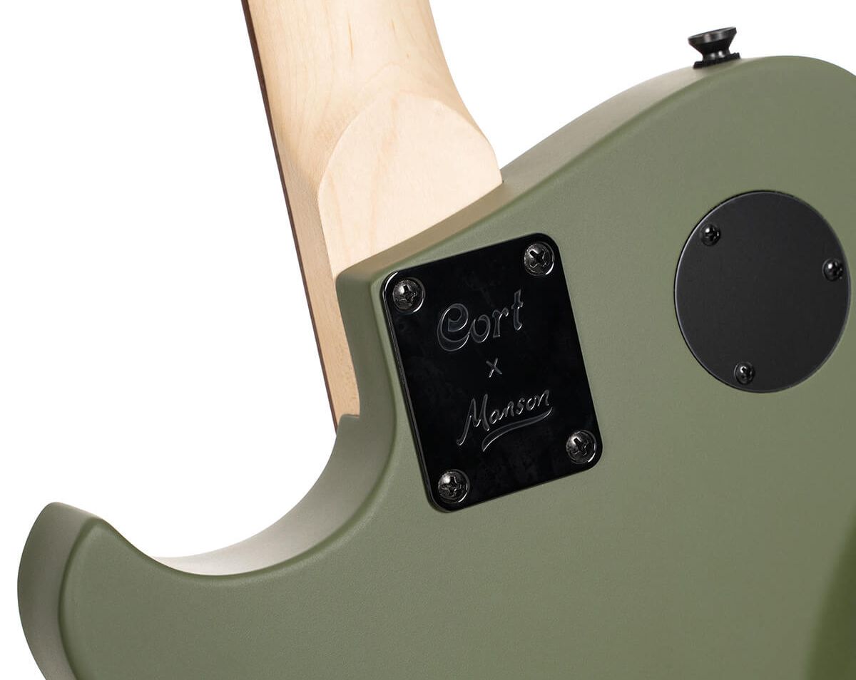 Cort Matthew Bellamy Mbm2h Meta Signature 2h Ht Lau - Satin Olive Green - Tel shape electric guitar - Variation 3