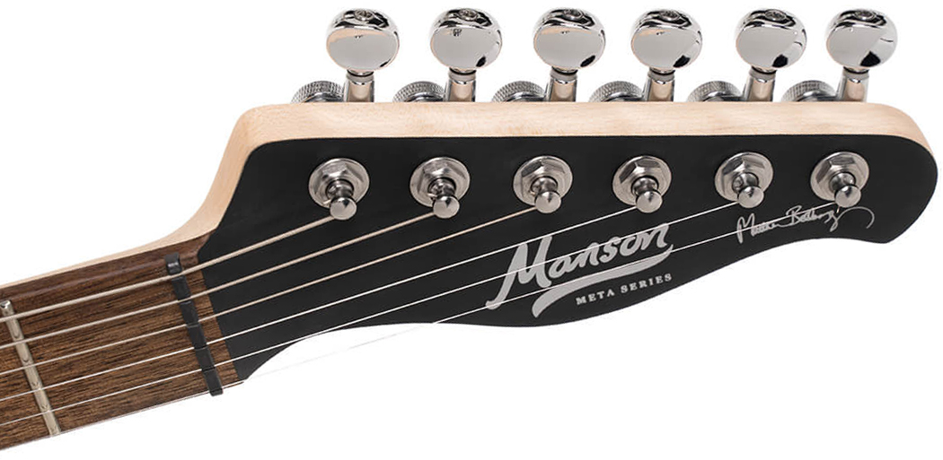 Cort Matthew Bellamy Mbm2h Meta Signature 2h Ht Lau - Satin Black - Tel shape electric guitar - Variation 4