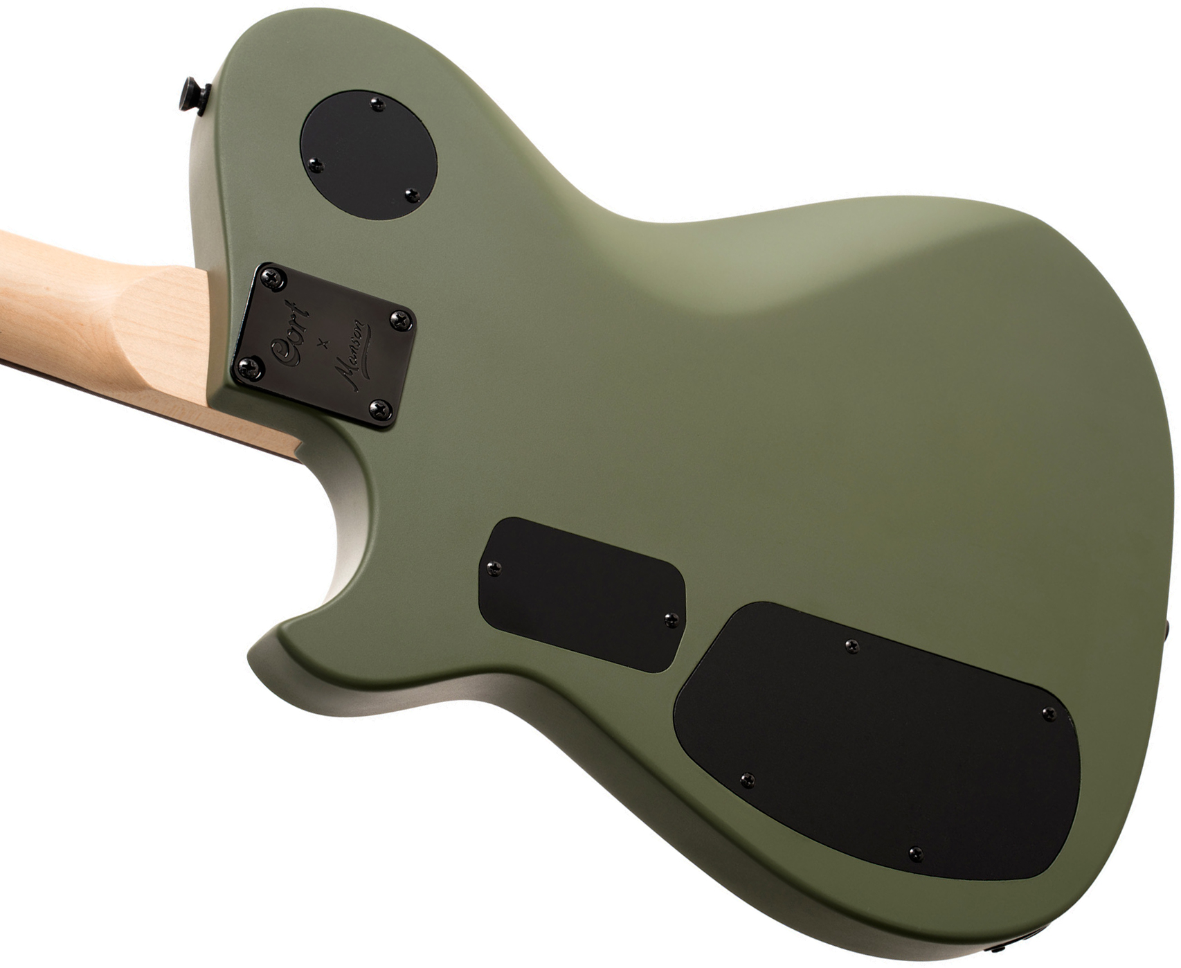 Cort Matthew Bellamy Mbm2h Sustainiac Meta Signature 2h Ht Lau - Satin Olive Green - Tel shape electric guitar - Variation 3