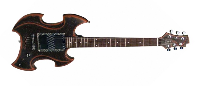 Cort Moscato 2 Ltd Hh Emg Ht - Dark Brown - Metal electric guitar - Variation 1