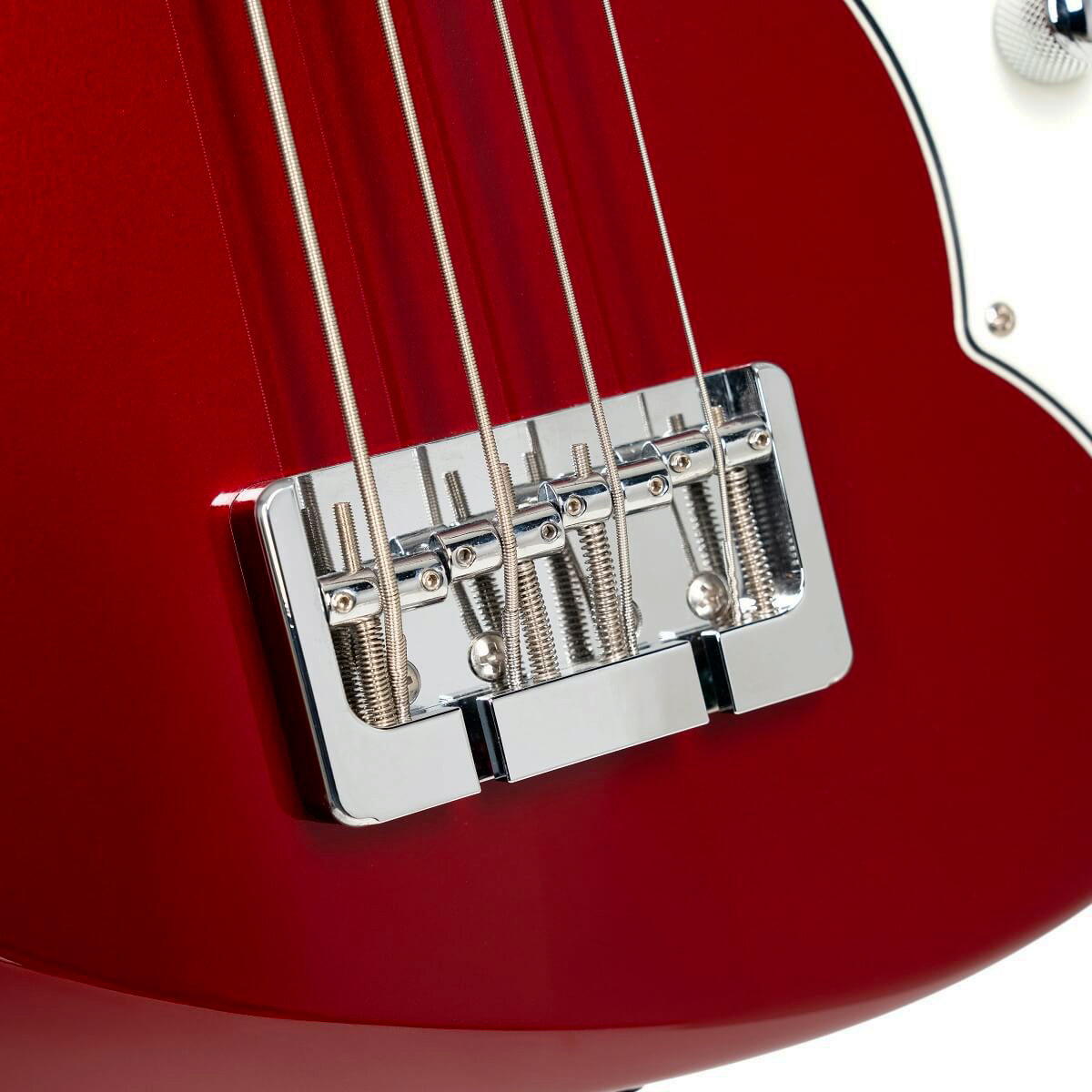 Cort Retro 304 Shsc Rw - Candy Apple Red - Travel electric bass - Variation 3