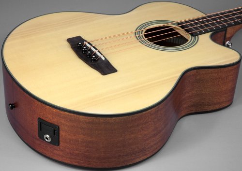 Cort Sjb5f Ns Jumbo Cw Epicea Acajou - Natural Satin - Acoustic bass - Variation 2