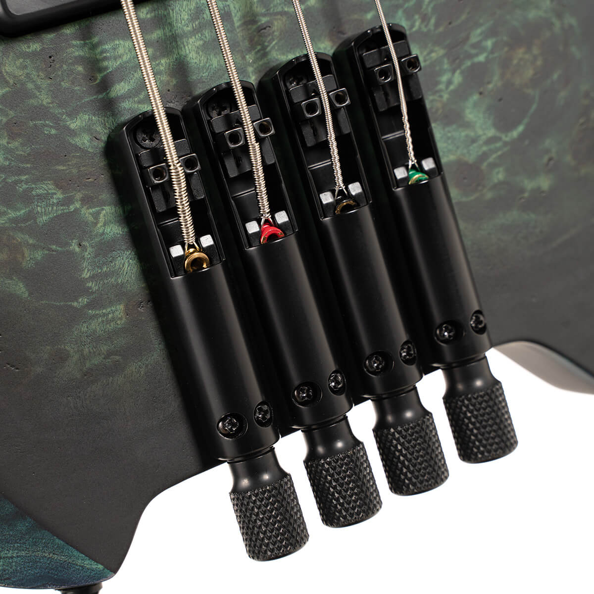 Cort Space 4c Artisan Active Bartolini Mn - Star Dust Green - Solid body electric bass - Variation 4