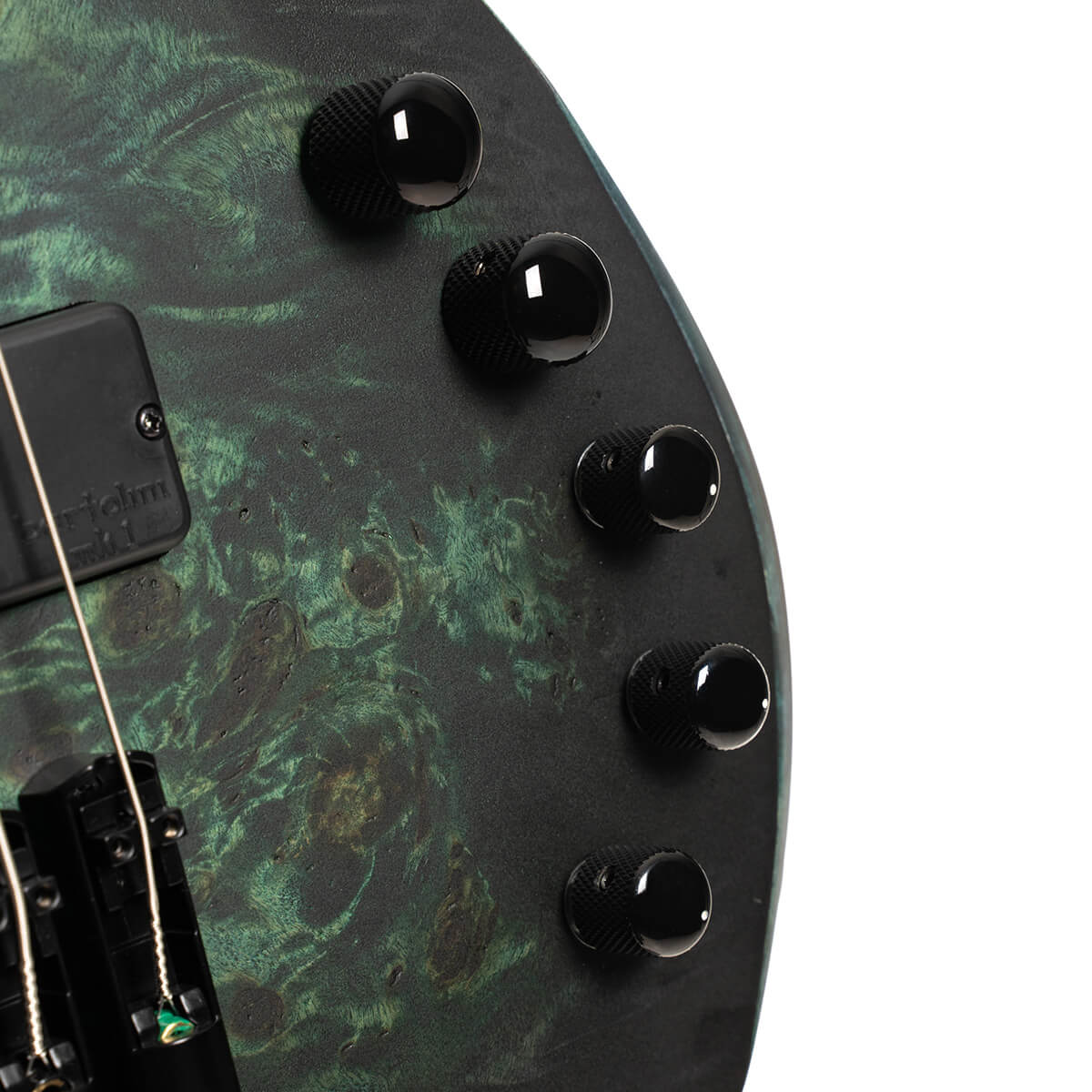 Cort Space 4c Artisan Active Bartolini Mn - Star Dust Green - Solid body electric bass - Variation 5