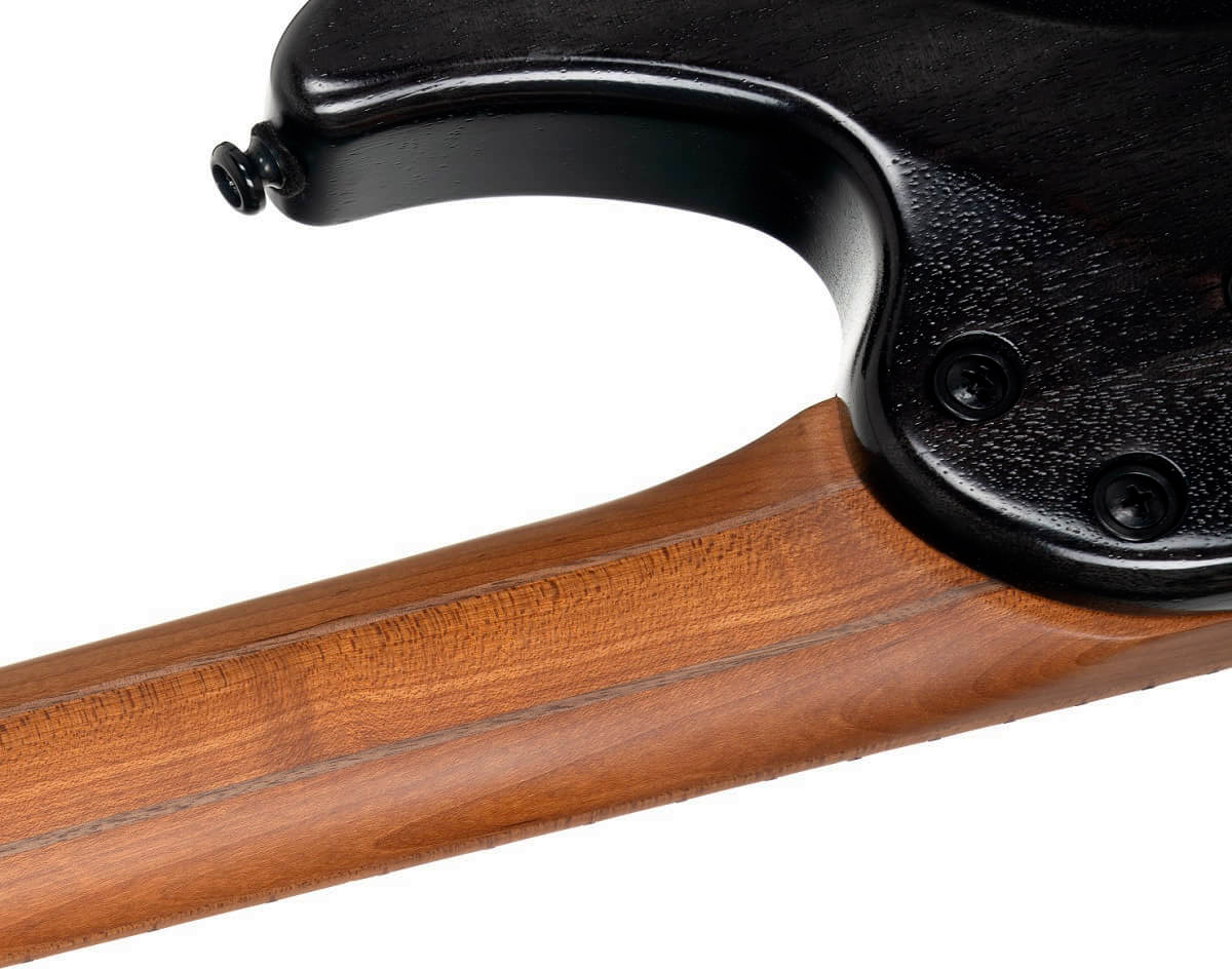 Cort Space G6tr 2h Fr Mn - Gloss Lava - Travel & mini electric guitar - Variation 8