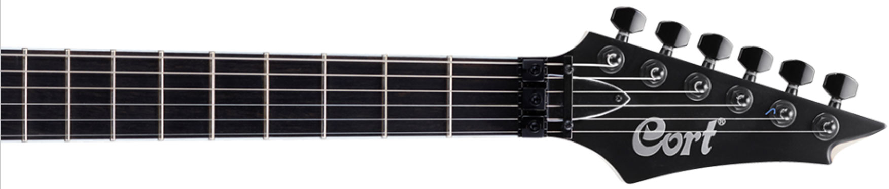 Cort X500 Fr Hh Eb - Open Pore Jean Burst - Str shape electric guitar - Variation 2
