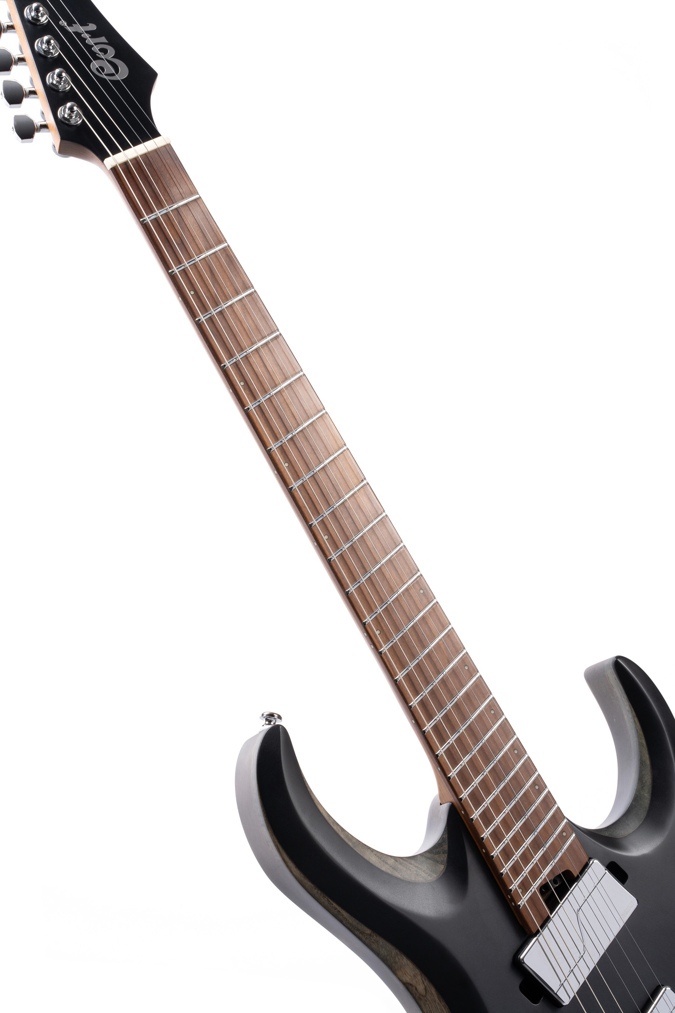 Cort X500mtt 7-cordes Hh Fishman Fluence Ht Mn - Satin Black - 7 string electric guitar - Variation 5