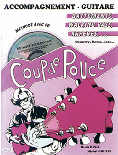Coup De Pouce Accompagnement Guitare Avec Cd - Book & score for acoustic guitar - Main picture